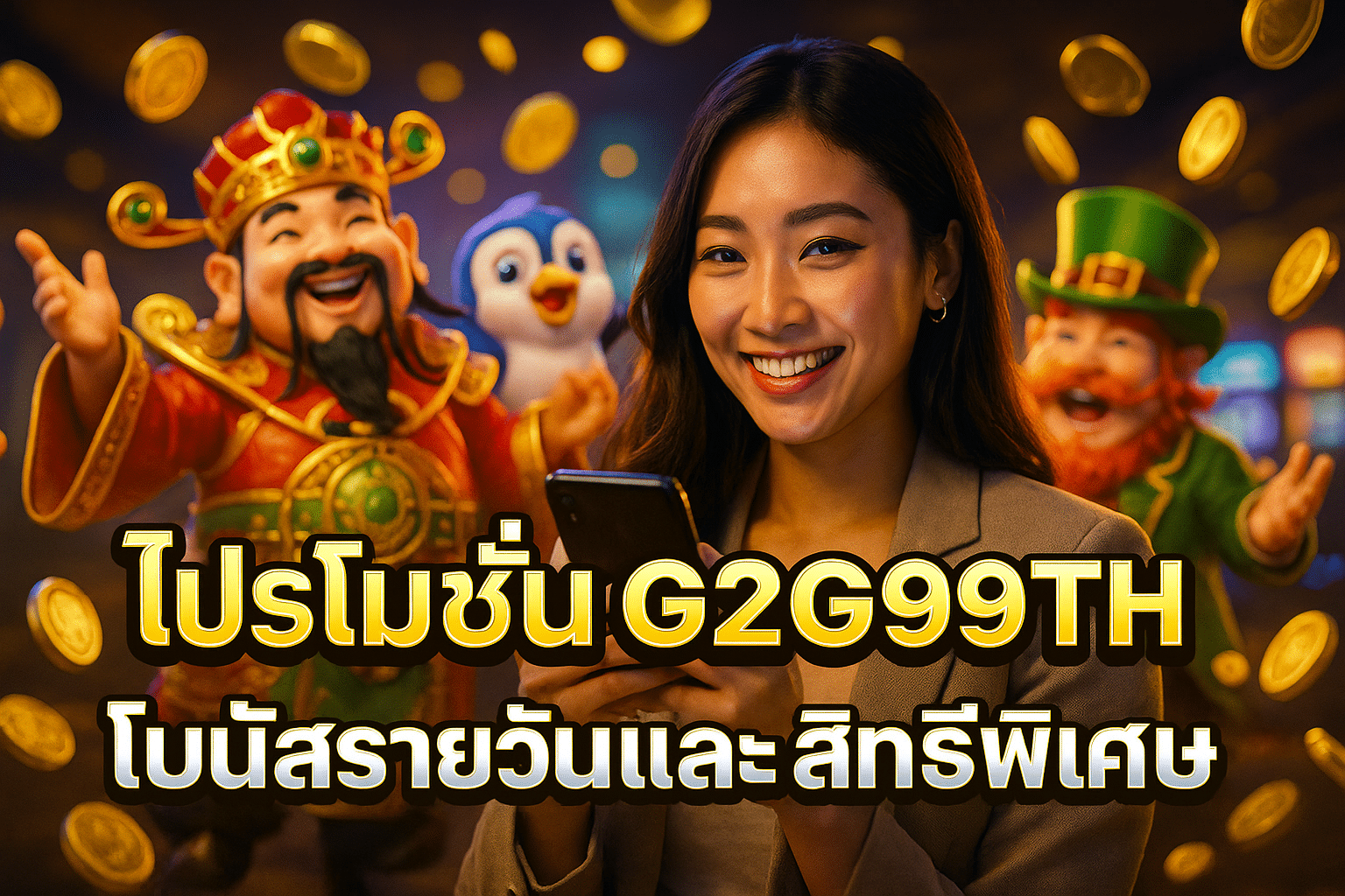 โปรโมชั่น G2G99TH โบนัสรายวันและสิทธิพิเศษ