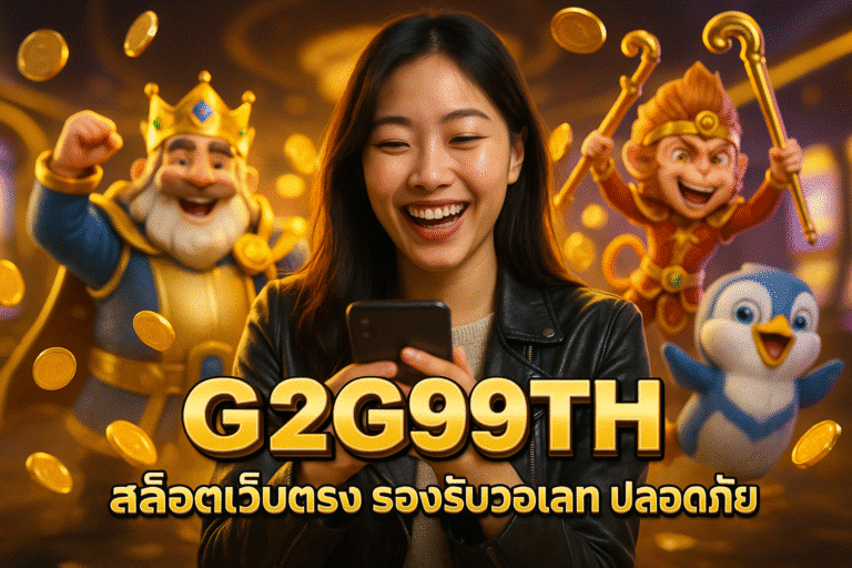 G2G99TH สล็อตเว็บตรง รองรับวอเลท ปลอดภัย