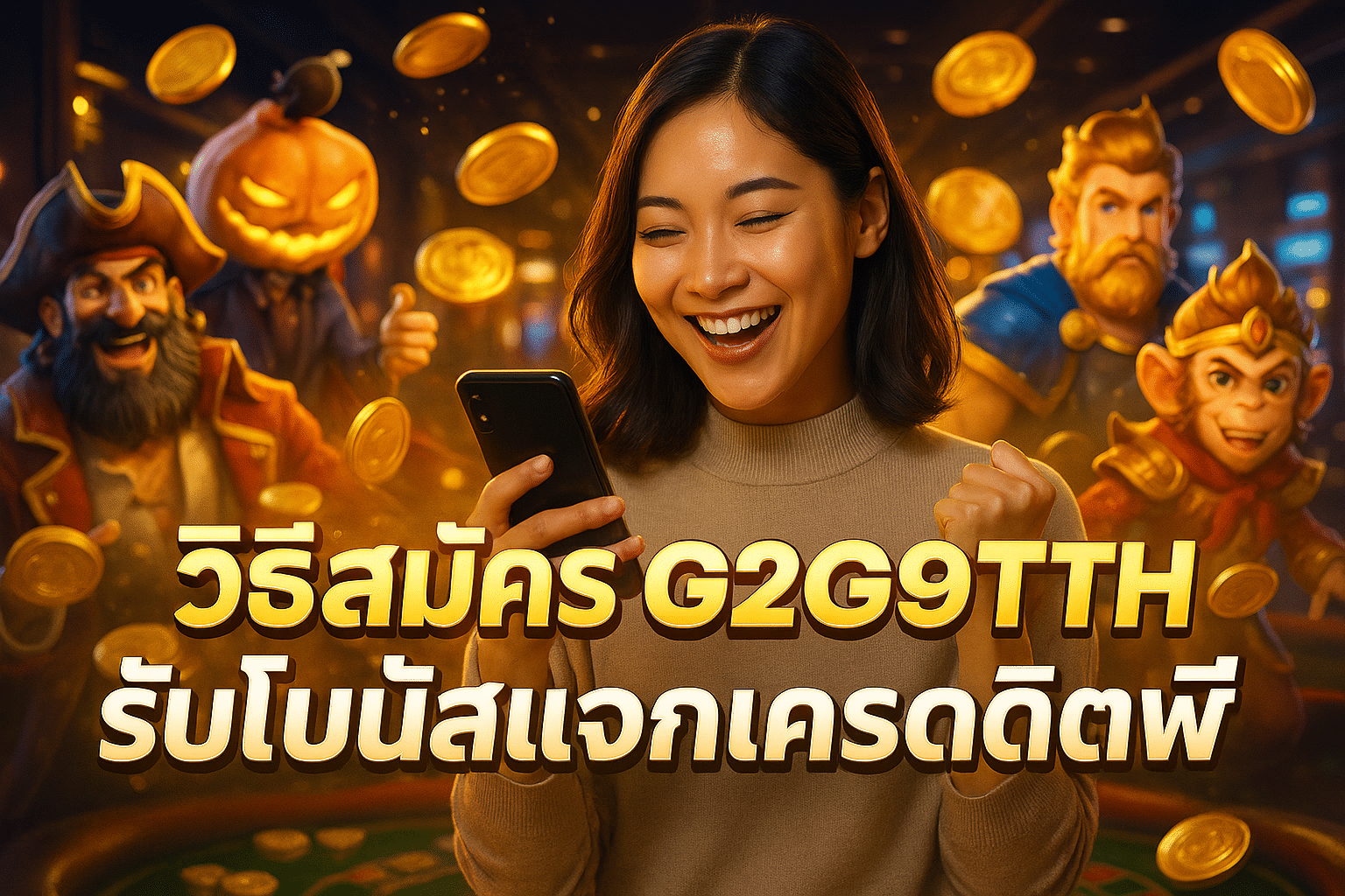 วิธีสมัคร G2G99TH รับโบนัสแจกเครดิตฟรี