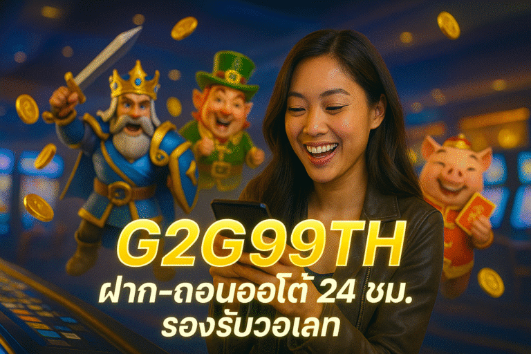 G2G99TH ฝาก-ถอนออโต้ 24 ชม. รองรับวอเลท