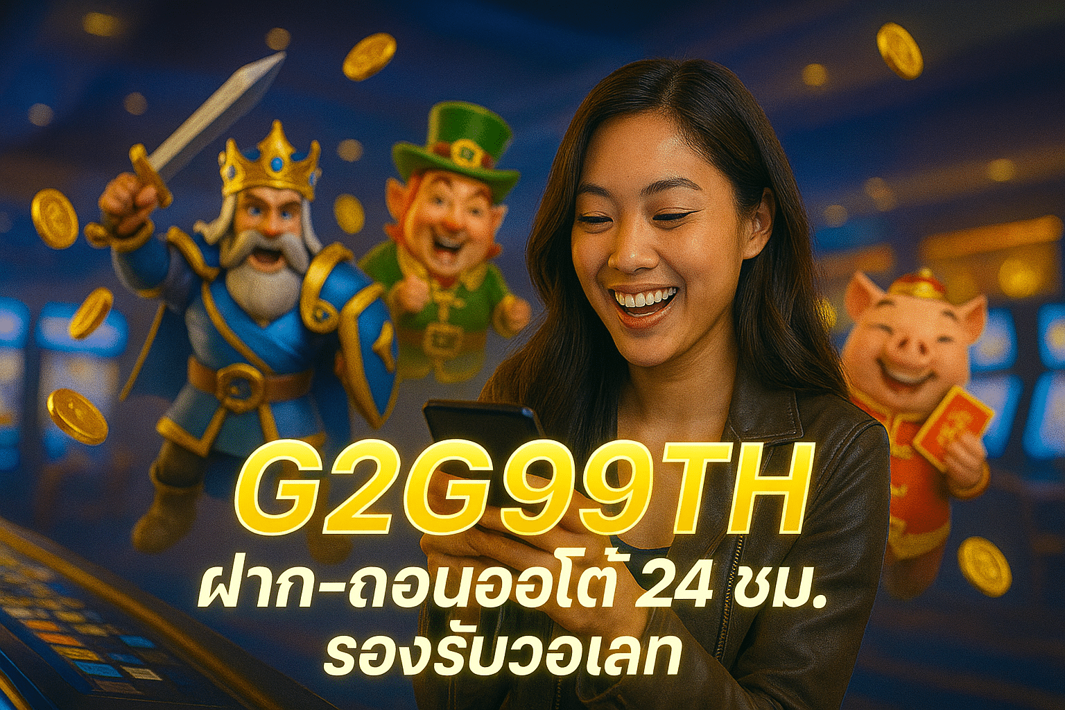 G2G99TH ฝาก-ถอนออโต้ 24 ชม. รองรับวอเลท