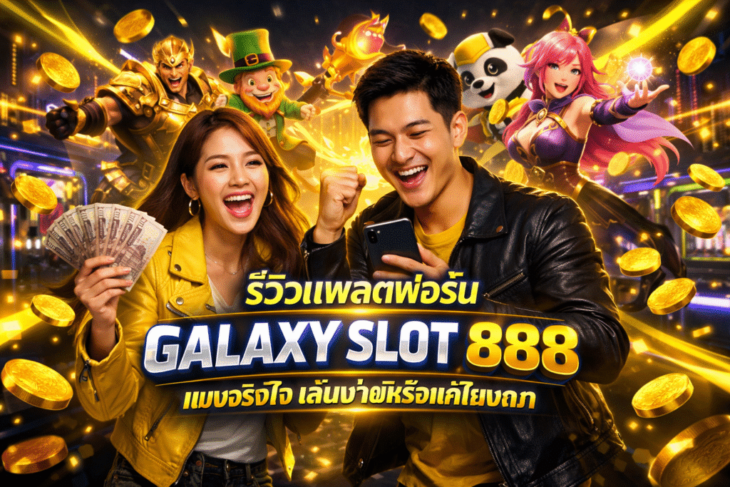 รีวิวแพลตฟอร์ม GALAXY SLOT 888 แบบจริงใจ เล่นง่ายหรือแค่โฆษณา