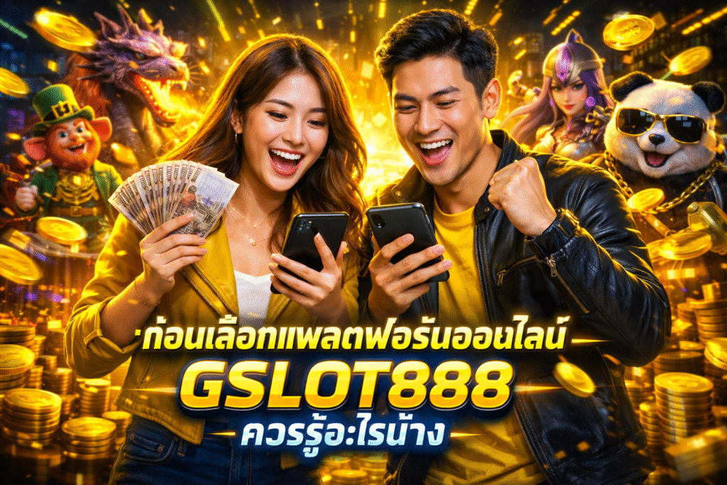 ก่อนเลือกแพลตฟอร์มออนไลน์ GSLOT888 ควรรู้อะไรบ้าง